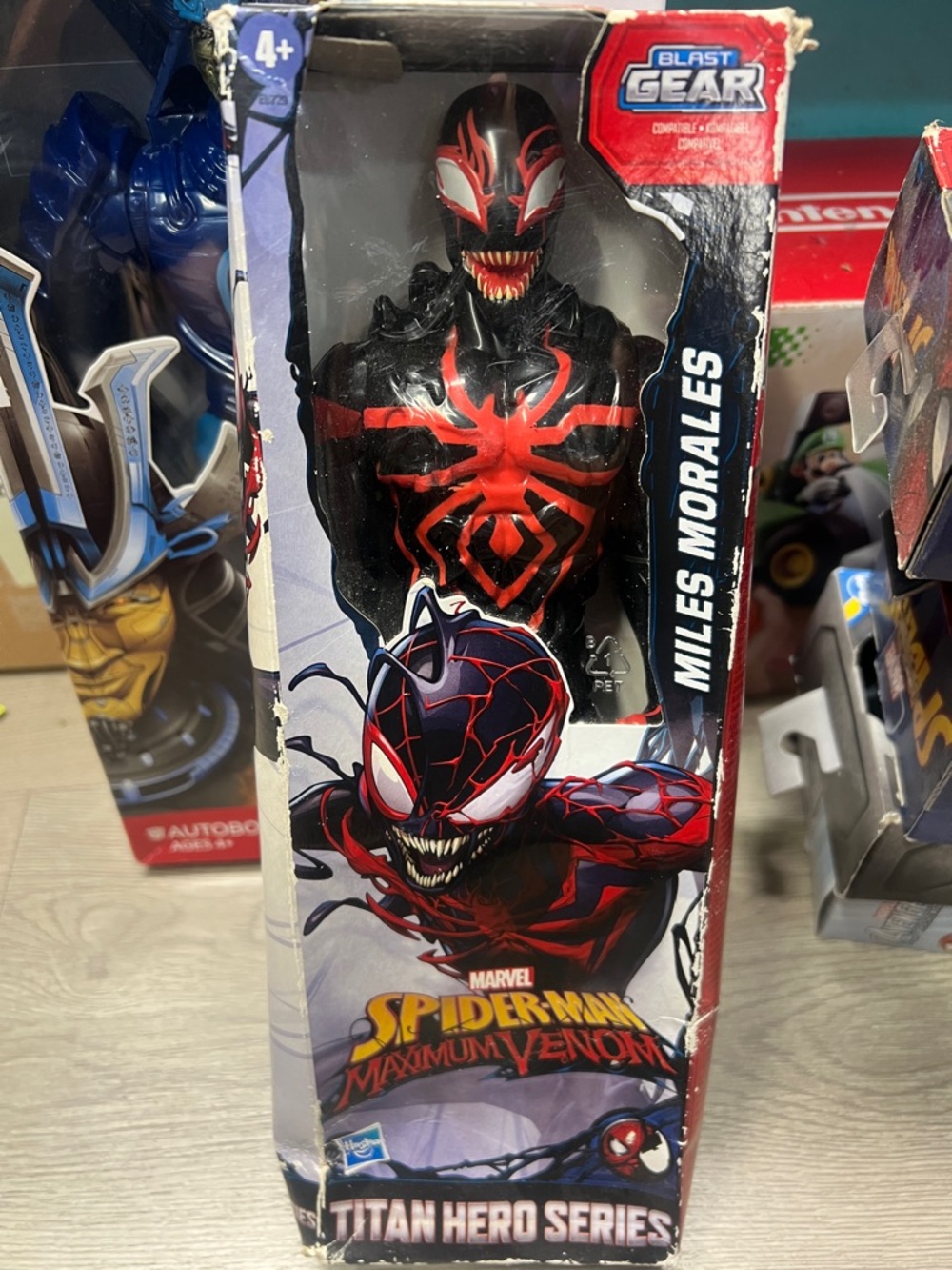 Marvel Miles Morales Venomized Action Figure - Black & Red